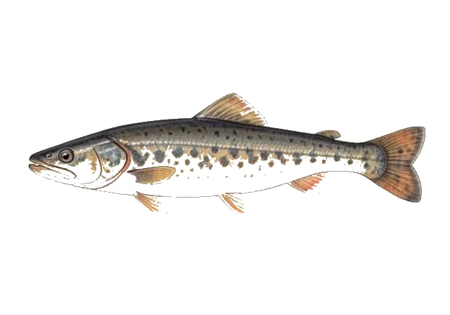Arctic Lamprey field guide illustration