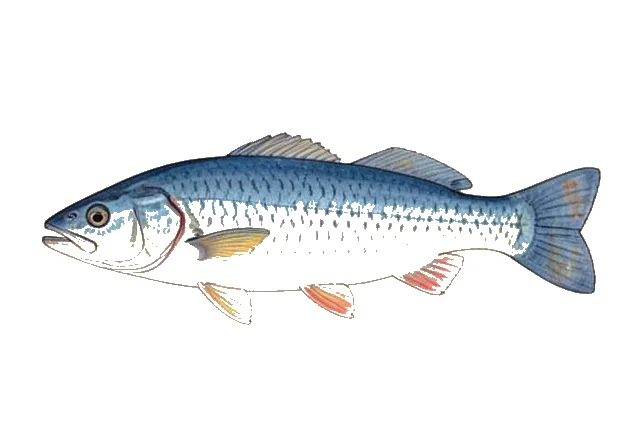 Illustration of Blue Tilapia
