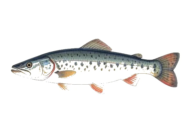 Bluehead Sucker field guide illustration
