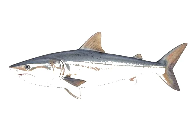 Megamouth Shark field guide illustration