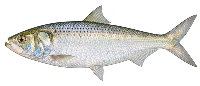 Skipjack Shad field guide illustration